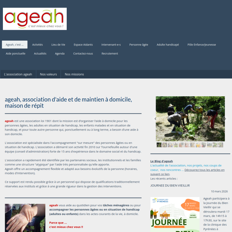 Ageah aide et maintien à domicile