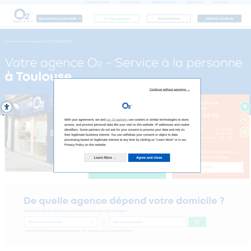 Agence O2 Toulouse / Toulouse Ouest - Services à domicile
