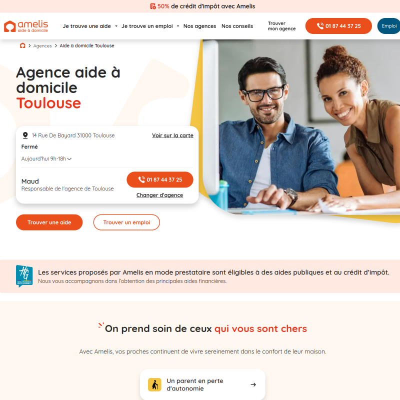 Amelis Toulouse - Aide à domicile