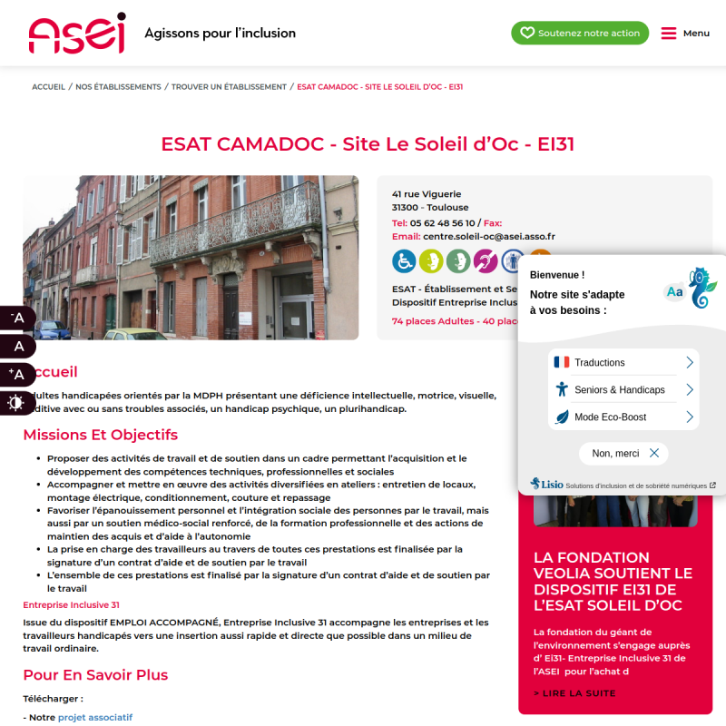 A.S.E.I Le Soleil d'Oc