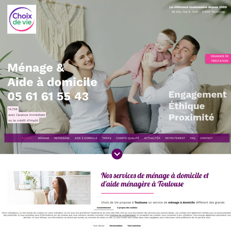 Choix De Vie - Ménage à domicile depuis 16 ans à Toulouse