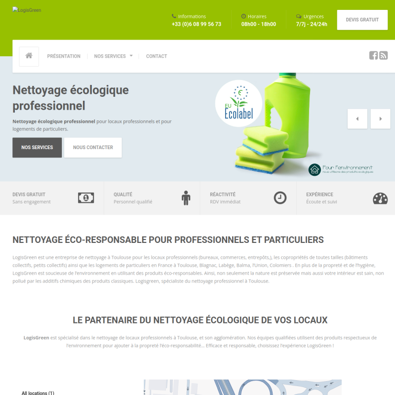 Entreprise de nettoyage Bordeaux - société LogisGreen