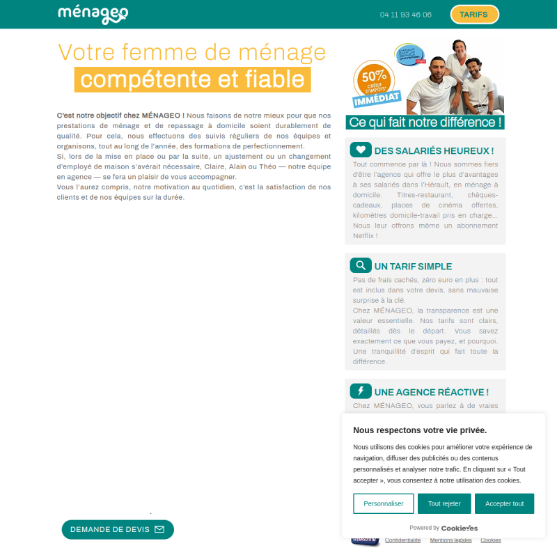 ✅ Femme de ménage à domicile | MÉNAGEO agence de ménage et repassage à Montpellier et alentours