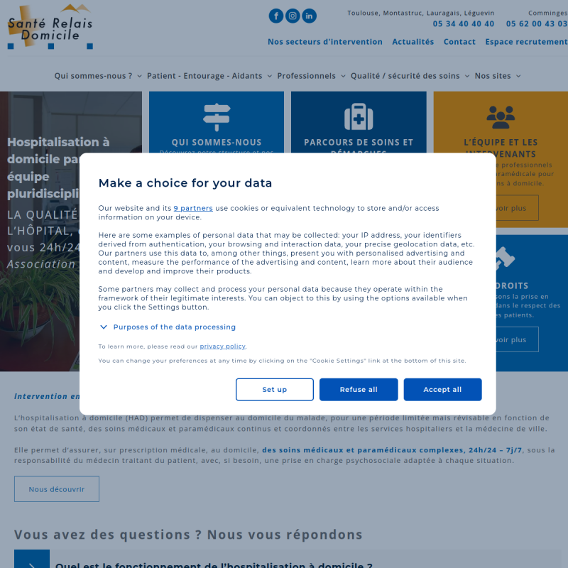 HAD Santé Relais Domicile Toulouse