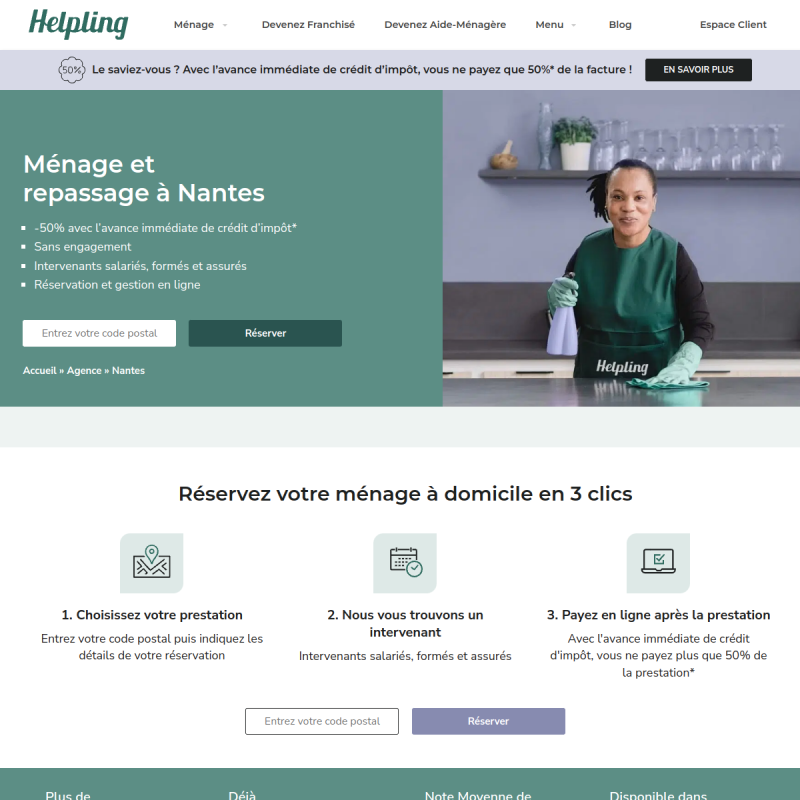 Helpling Nantes - Ménage & Repassage à Domicile