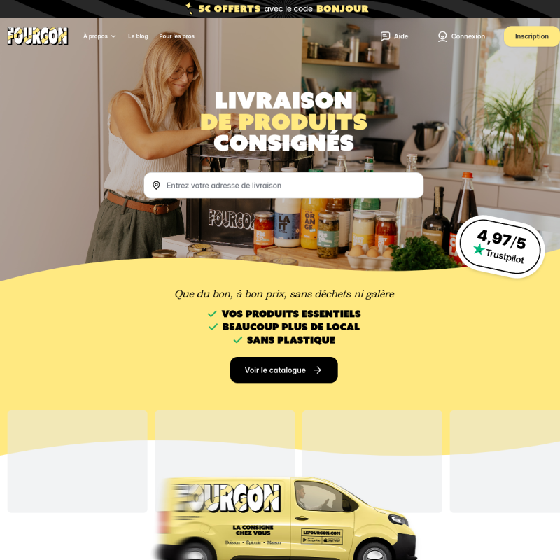 Le Fourgon l Livraison de boissons consignées à domicile et au bureau l Dunkerque métropole