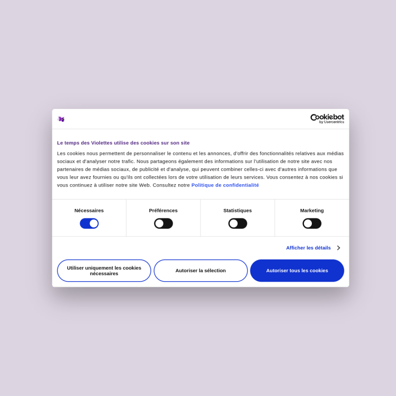 Le Temps Des Violettes