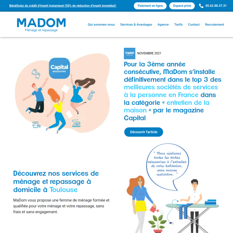MaDom Femme de Ménage Toulouse