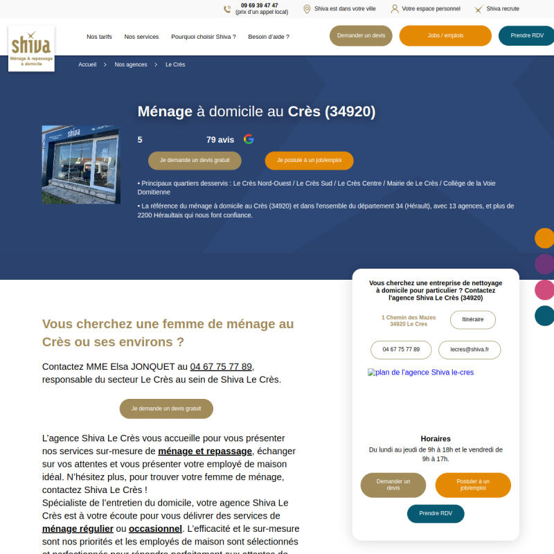 Ménage et repassage à domicile - Shiva Le Crès