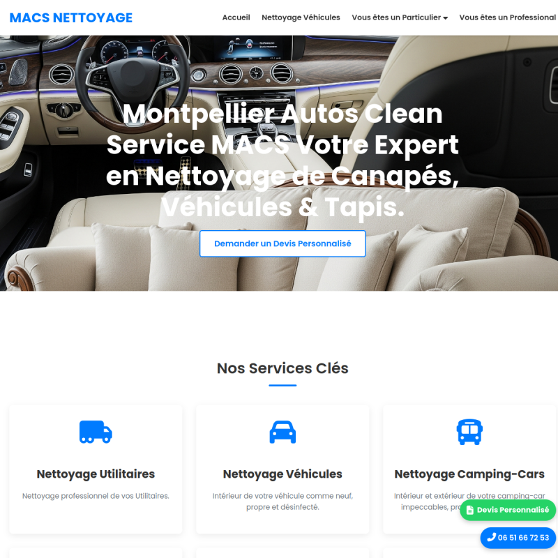 Nettoyage voiture lavage automobile a domicile montpellier
