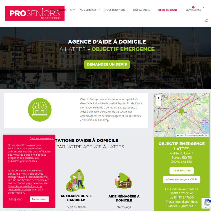 Objectif Emergence 34 Lattes - Aide à domicile
