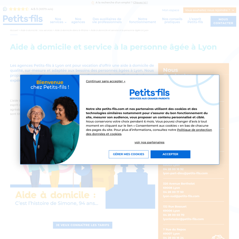 Petits-fils Lyon Sud - Aide à domicile