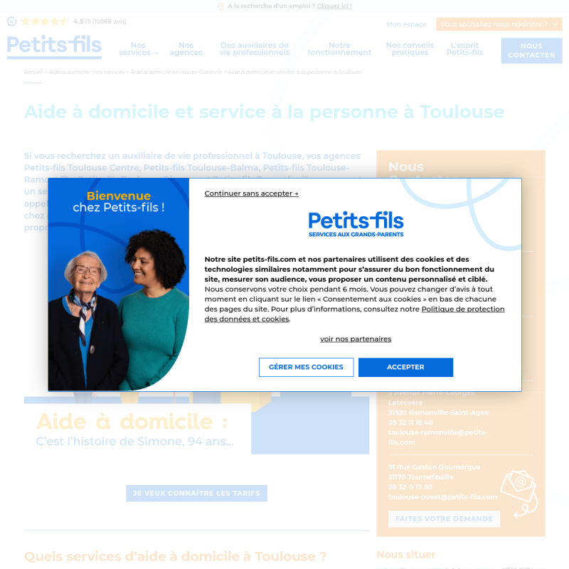 Petits-fils Toulouse Centre - Aide à domicile