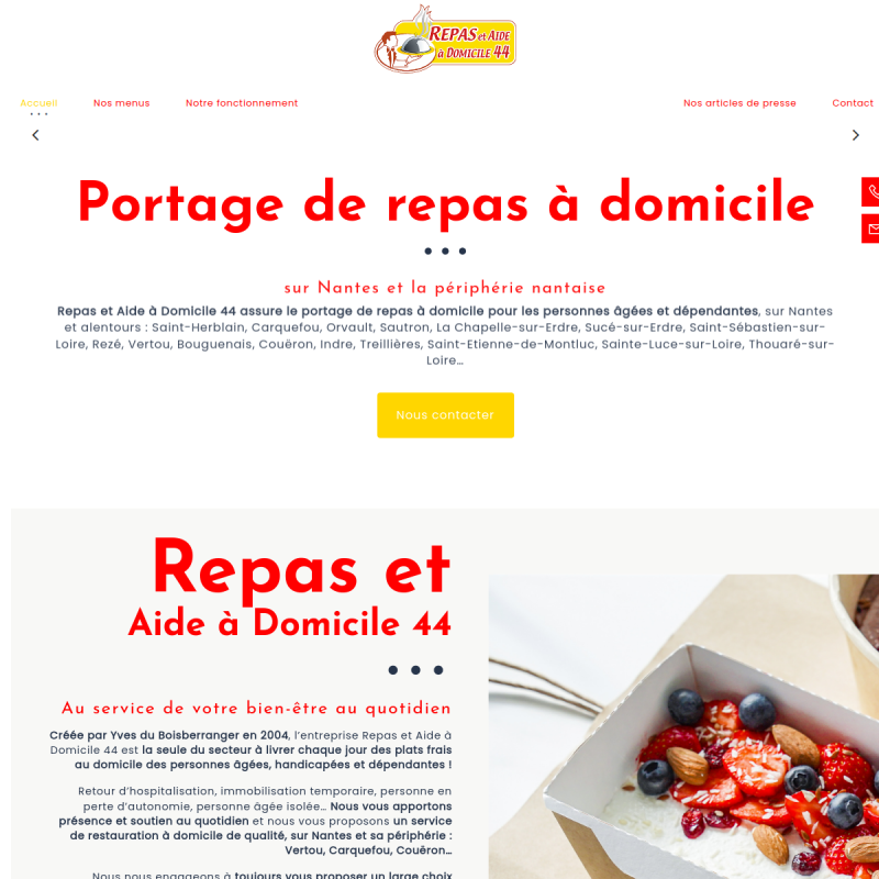 Repas et Aide à Domicile 44