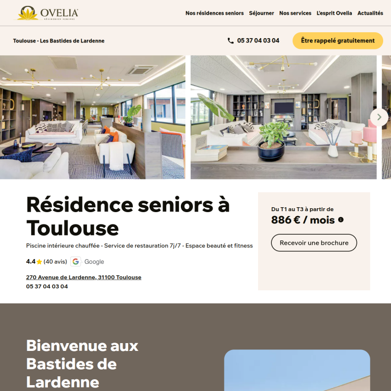 Résidence Seniors OVELIA - Les Bastides de Lardenne