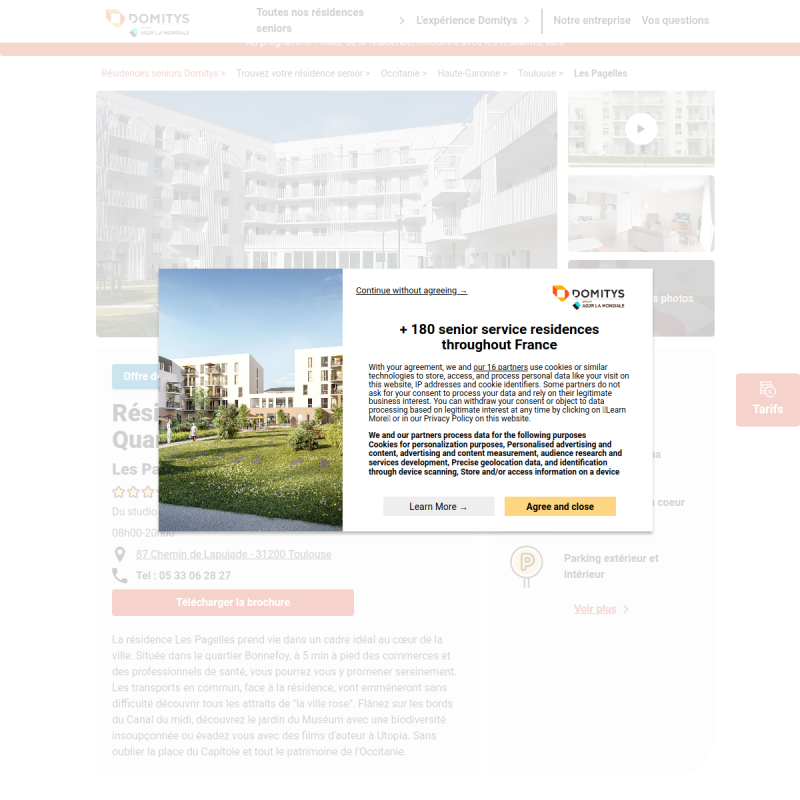 Résidence Services Seniors DOMITYS - Les Pagelles