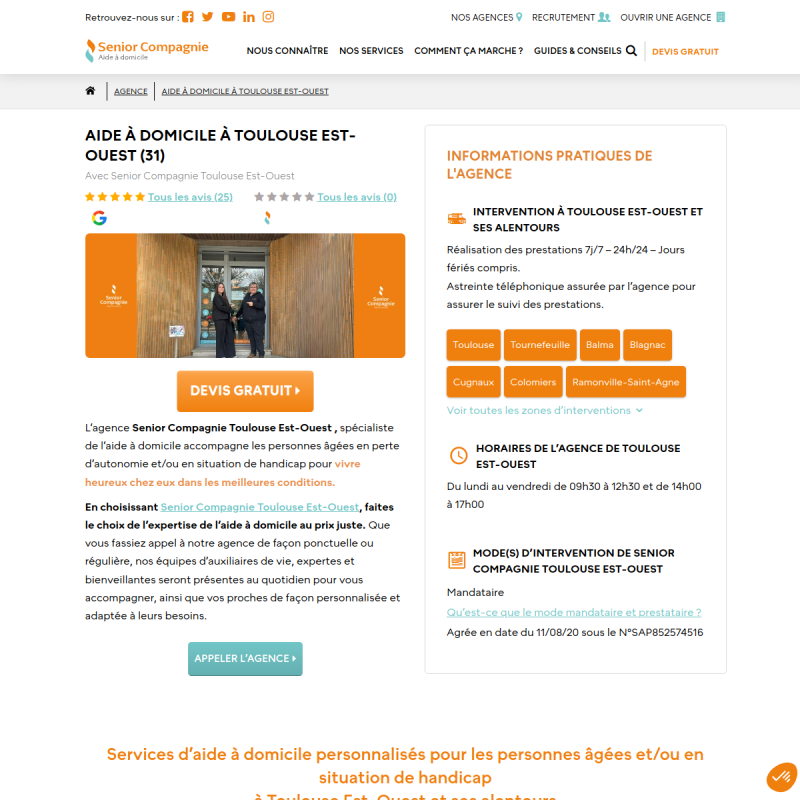 Senior Compagnie - Aide à Domicile