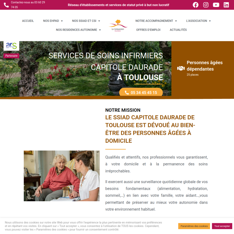 SSIAD Capitole Daurade TOULOUSE (31) La Compassion