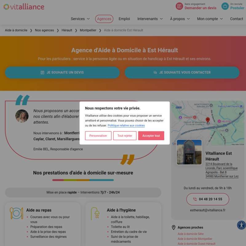 Vitalliance Est Hérault - Aide à domicile